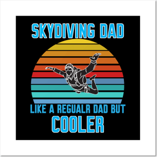 Funny Skydiving Dad Posters and Art